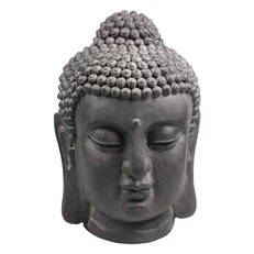 Ornamental Buddha Head Garden Sculpture